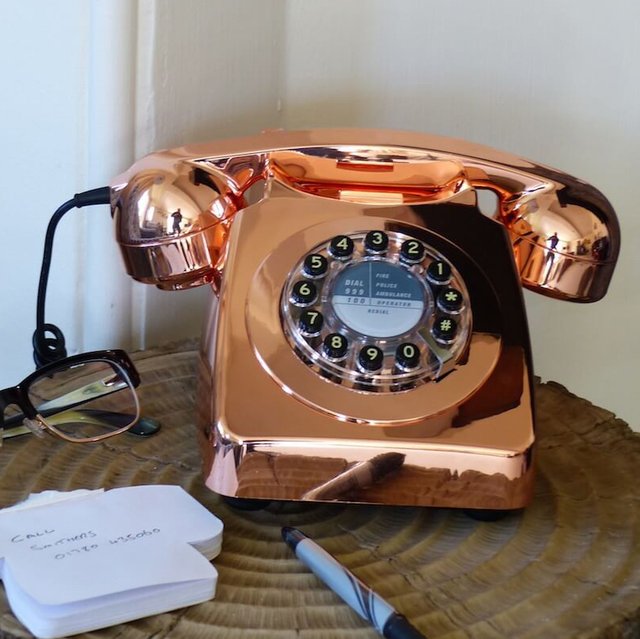 Copper Telephone