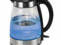 Kalorik Black and Stainless Steel Glass Water Kettle