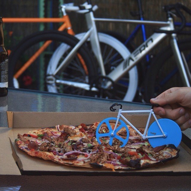 Antartic Fixie Pizza Cutter