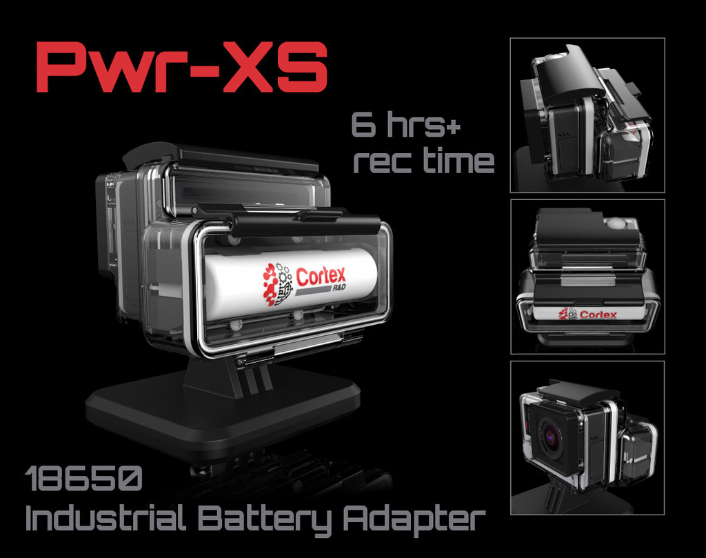The first 18650 battery adapter for the GoPro