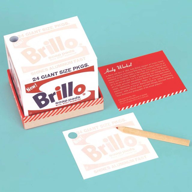 Andy Warhol Brillo Memo Block