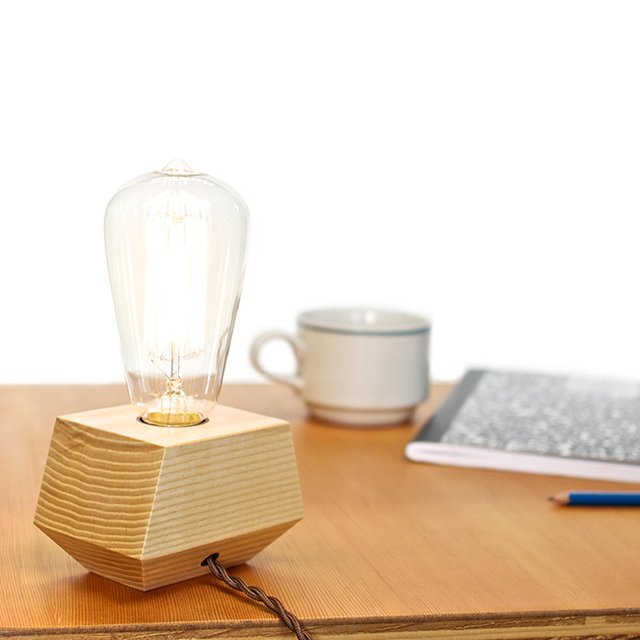 Ash Electric Boxcar Lamp