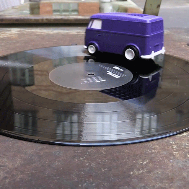 Record Runner VW Bus Record Player