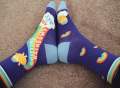 Sh*tting Rainbows Kind of Day Crew Socks