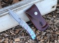 BucknBear Handmade Abalone Classic Folding Knife