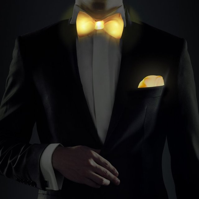 LED Bow Tie & Pocket Square