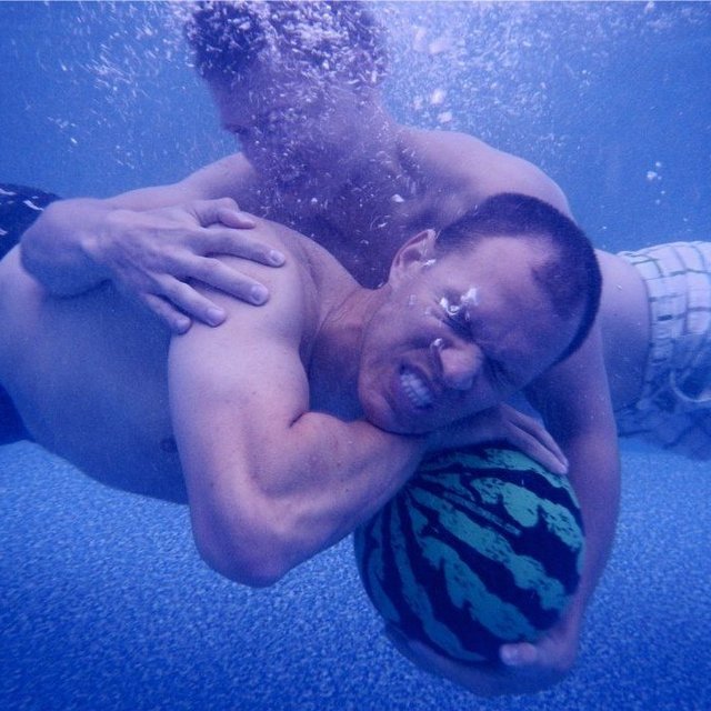 Watermelon Ball Swimming Pool Game