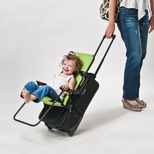 Ride-On Carry-On Luggage Chair