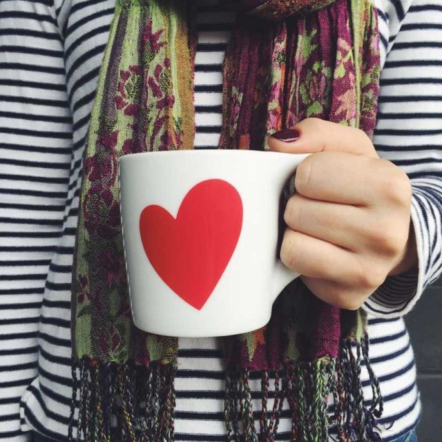 LINO Heart Mug