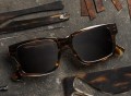 Haystack Tortoise Mahogany Grey Sunglasses by Shwood