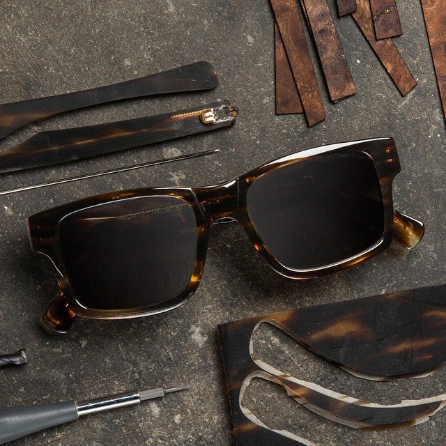 Haystack Tortoise Mahogany Grey Sunglasses by Shwood