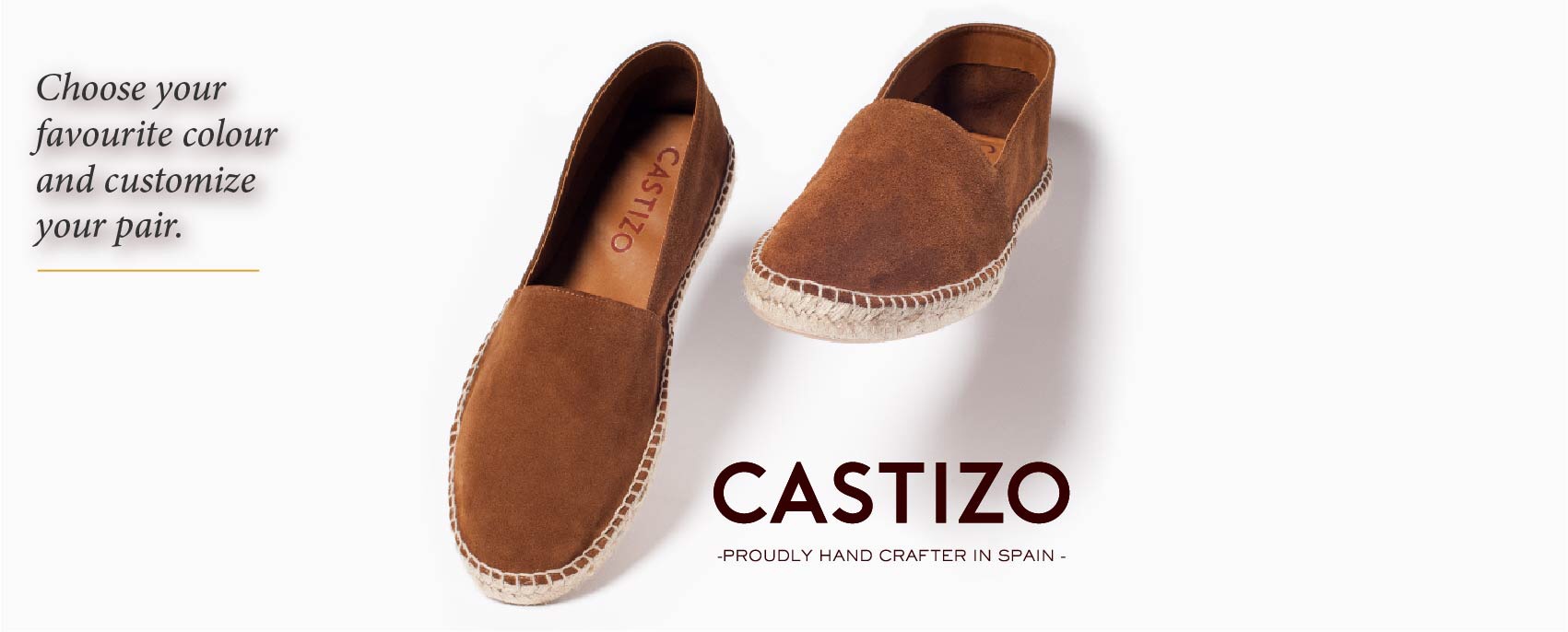 CASTIZO Handcrafted luxury espadrilles at attainable prices