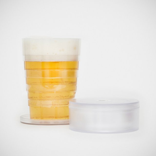 Collapsible Beer Glass