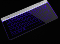 Bluetooth Glass Keyboard by Bastron