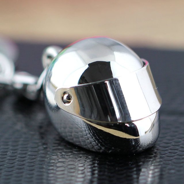 Motorcycle Helmet Keychain