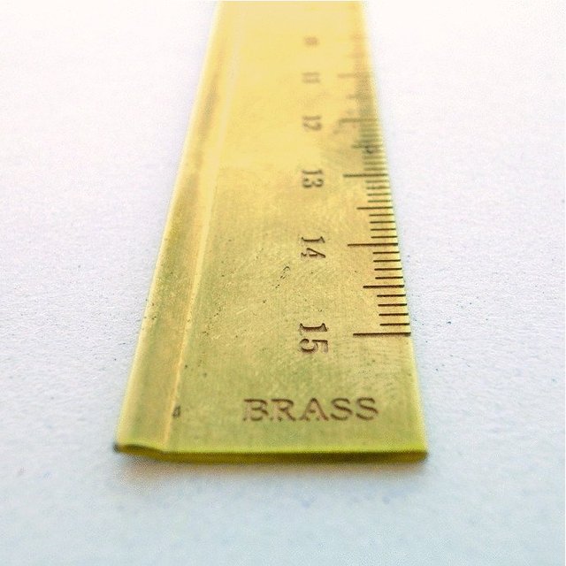 Brass Ruler by Midori