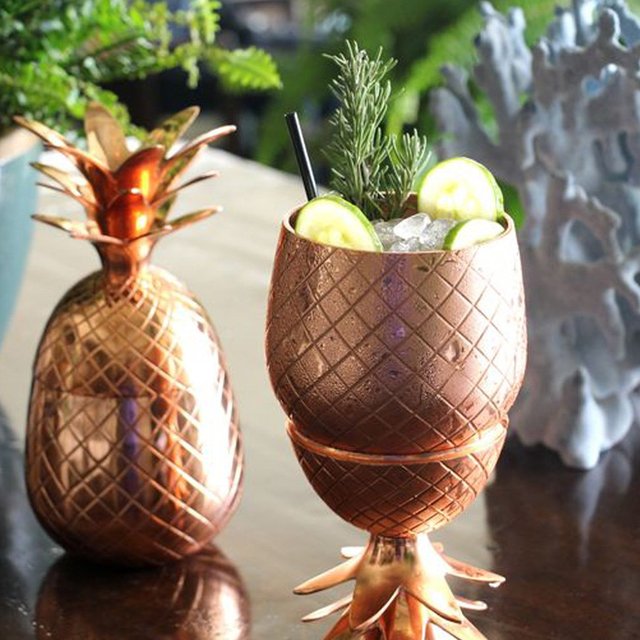 Copper Pineapple Cup