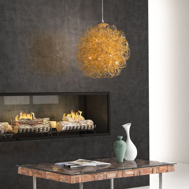 Zitto Gold Ceiling Lamp