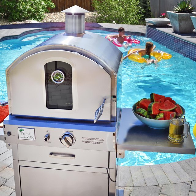 Outdoor Pizza Oven Gas Grill by Pacific Living