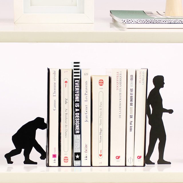 Evolution Bookends Black