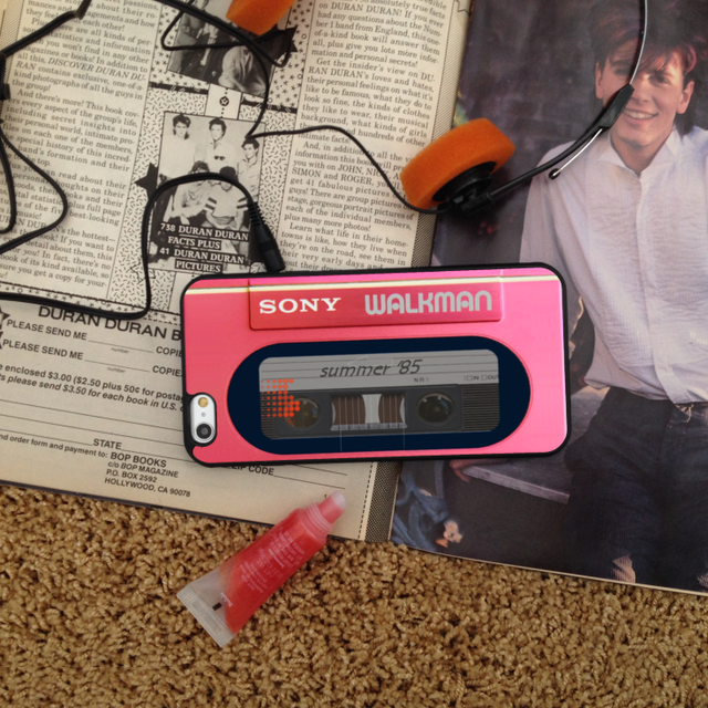 Retro Pink Walkman Phone Case