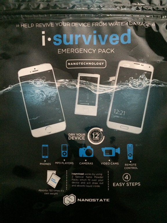 iSurvived: Your device’s last defense against water damage