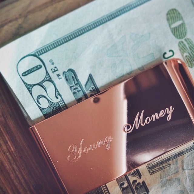 Rose Gold Money Clip