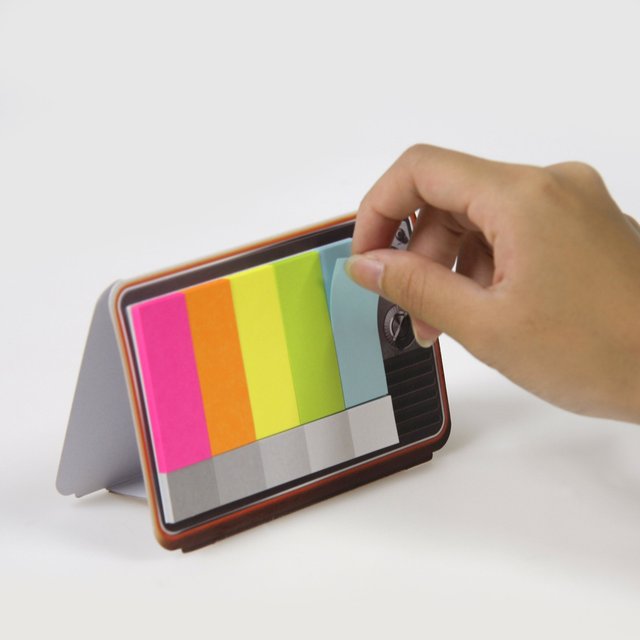 Mini Color TV Sticky Memo Pad