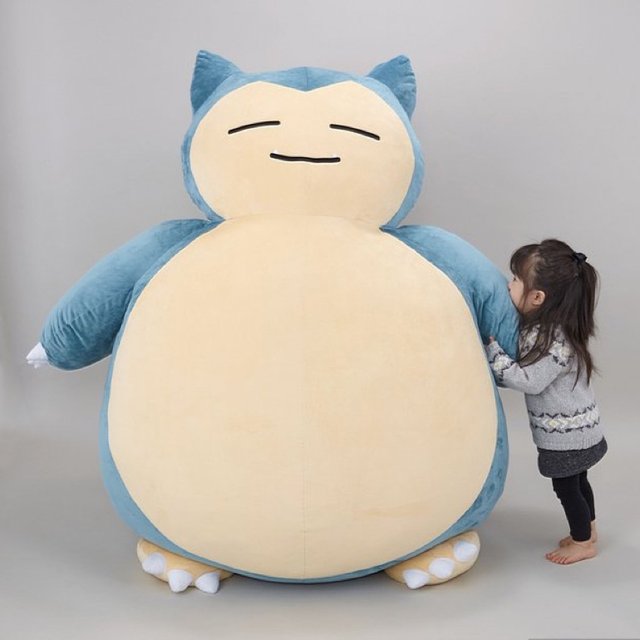 Giant Snorlax Pokemon Cushion