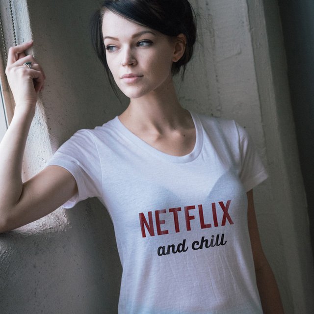 Netflix & Chill Women’s T-shirt