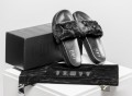 Black Puma by Rihanna Leadcat Fenty Slides