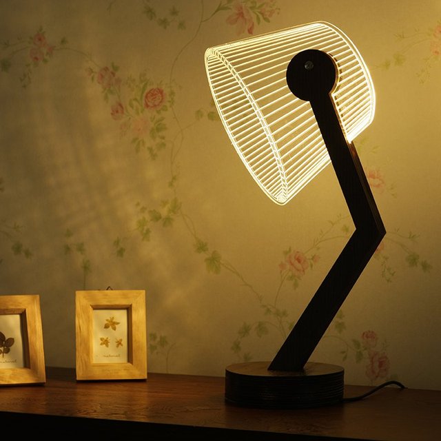 Dimmable 3D LED Lamp