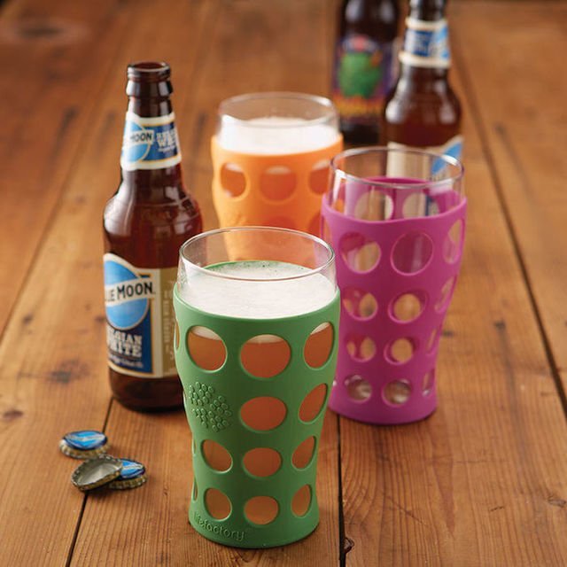 LifeFactory Break-Resistant Beer Glasses