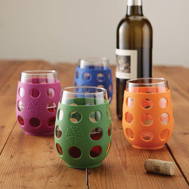 LifeFactory Break-Resistant Wine Glasses