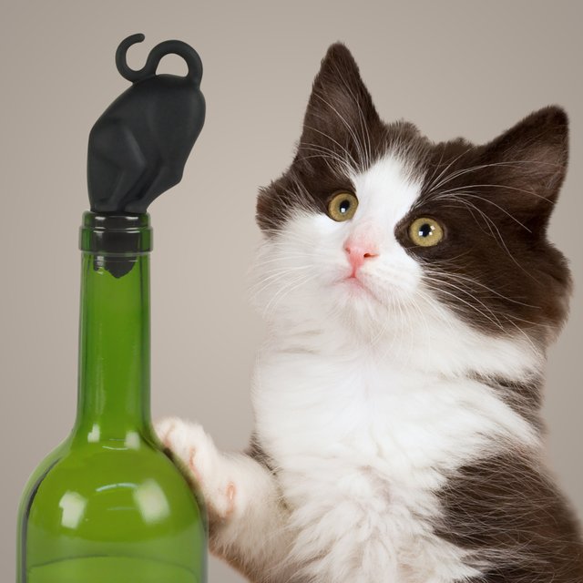 Stop Kitty! Wine Stopper
