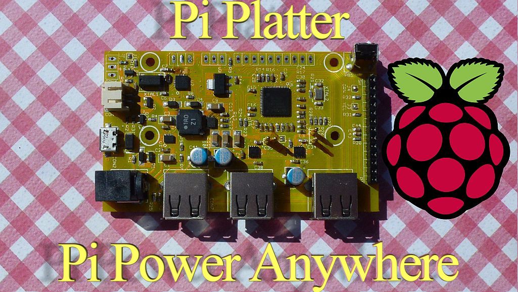 Solar/UPS Pi Platter for Raspberry Pi