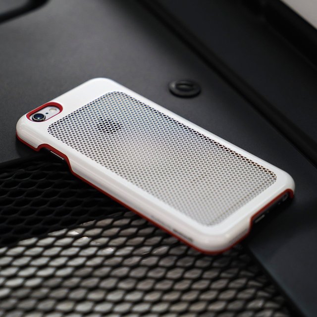 IOM Cool Mesh White / Red Trim for iPhone 6s