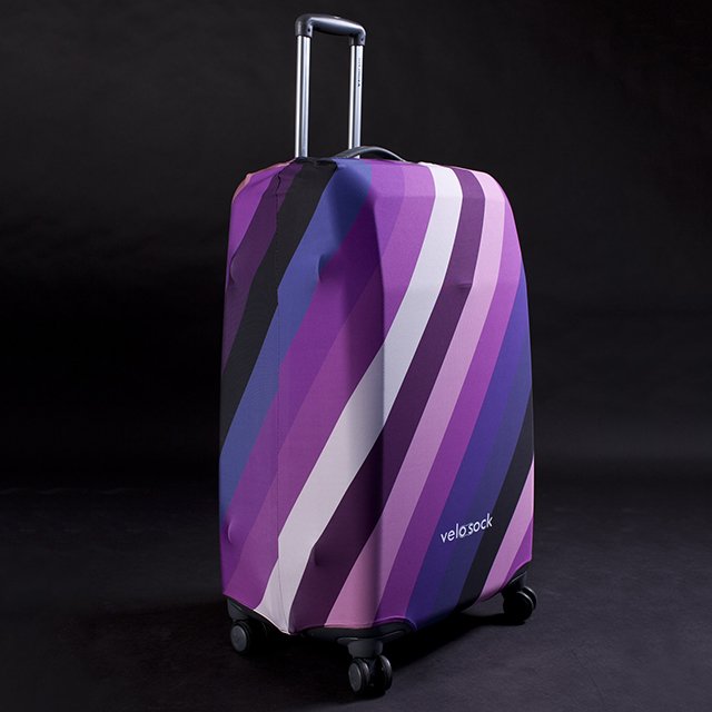 Stripes Luggage Cover by Velosock