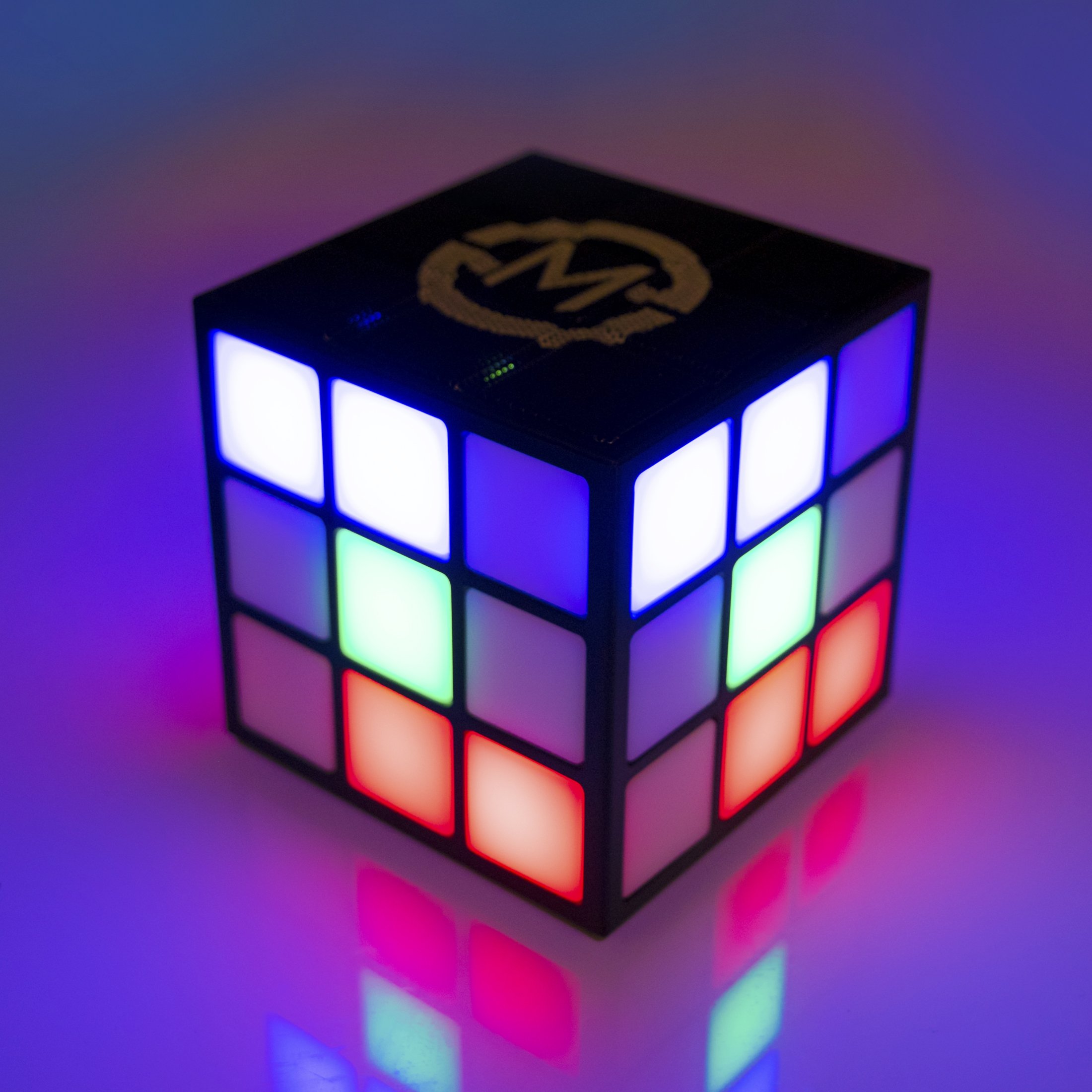MOBI Cube Light Show Bluetooth Speaker