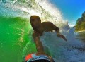 Hipster Wedge Bodysurfing Handboard with GoPro Attachment