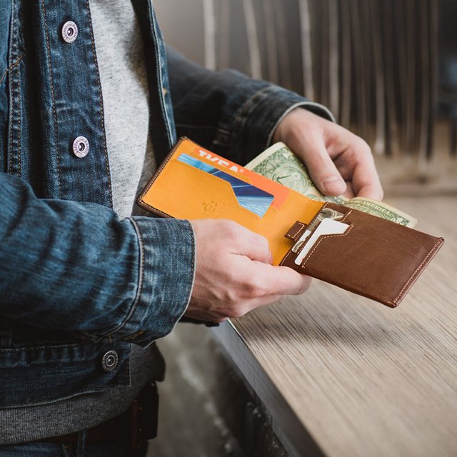 Woolet the Smart Wallet in Brown Leather