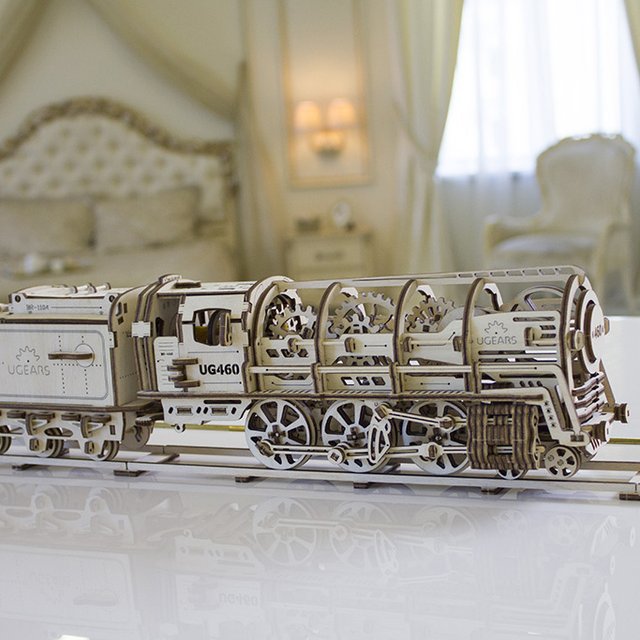 Self-Propelled Wooden Locomotive by UGEARS