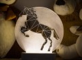 Full Moon Horse Lamp by SturlesiDesign
