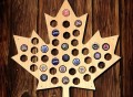 Maple Leaf Beer Cap Map