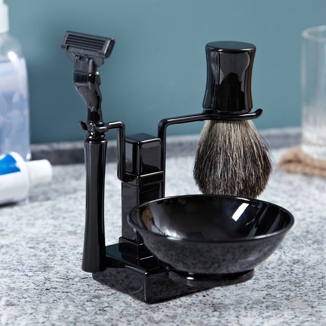 Trifecta Black Shaving Kit