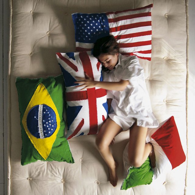 Flag Pillow Covers by Seletti