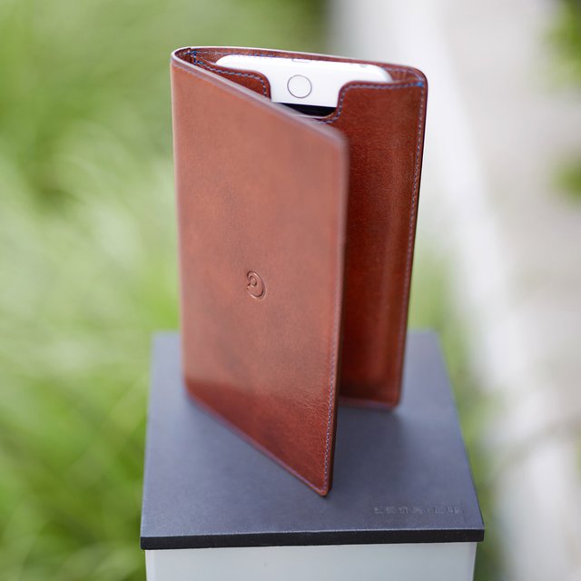 Leather iPhone 6 Plus Wallet Case by Danny P.