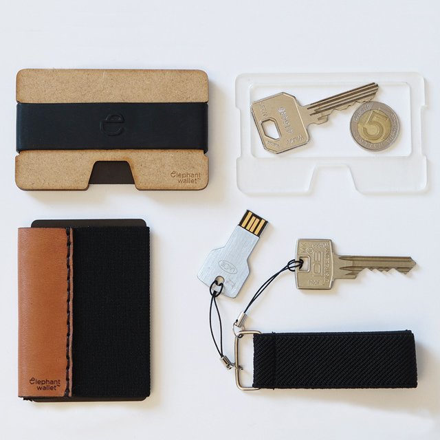 Wood and Leather Wallet