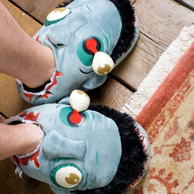 Zombie Plush Slippers