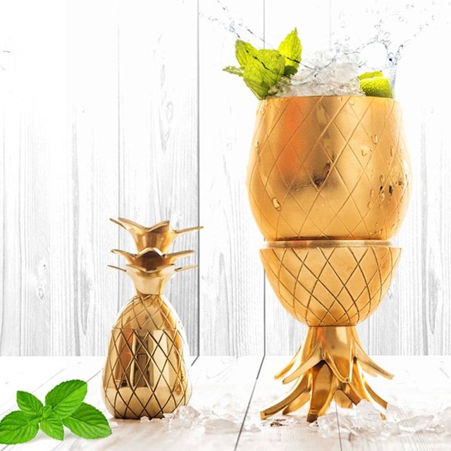 Gold Pineapple Cup